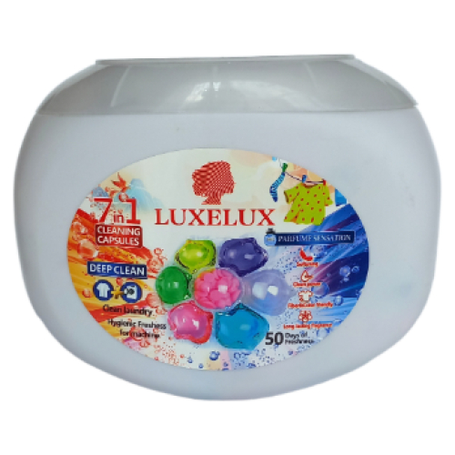 Luxelux kvapiosios skalbimo kapsulės 7in1,  50vnt