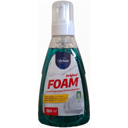 Deluxe Original Foam indų plovimo putos 750 ml buteliukas su dozatoriumi
