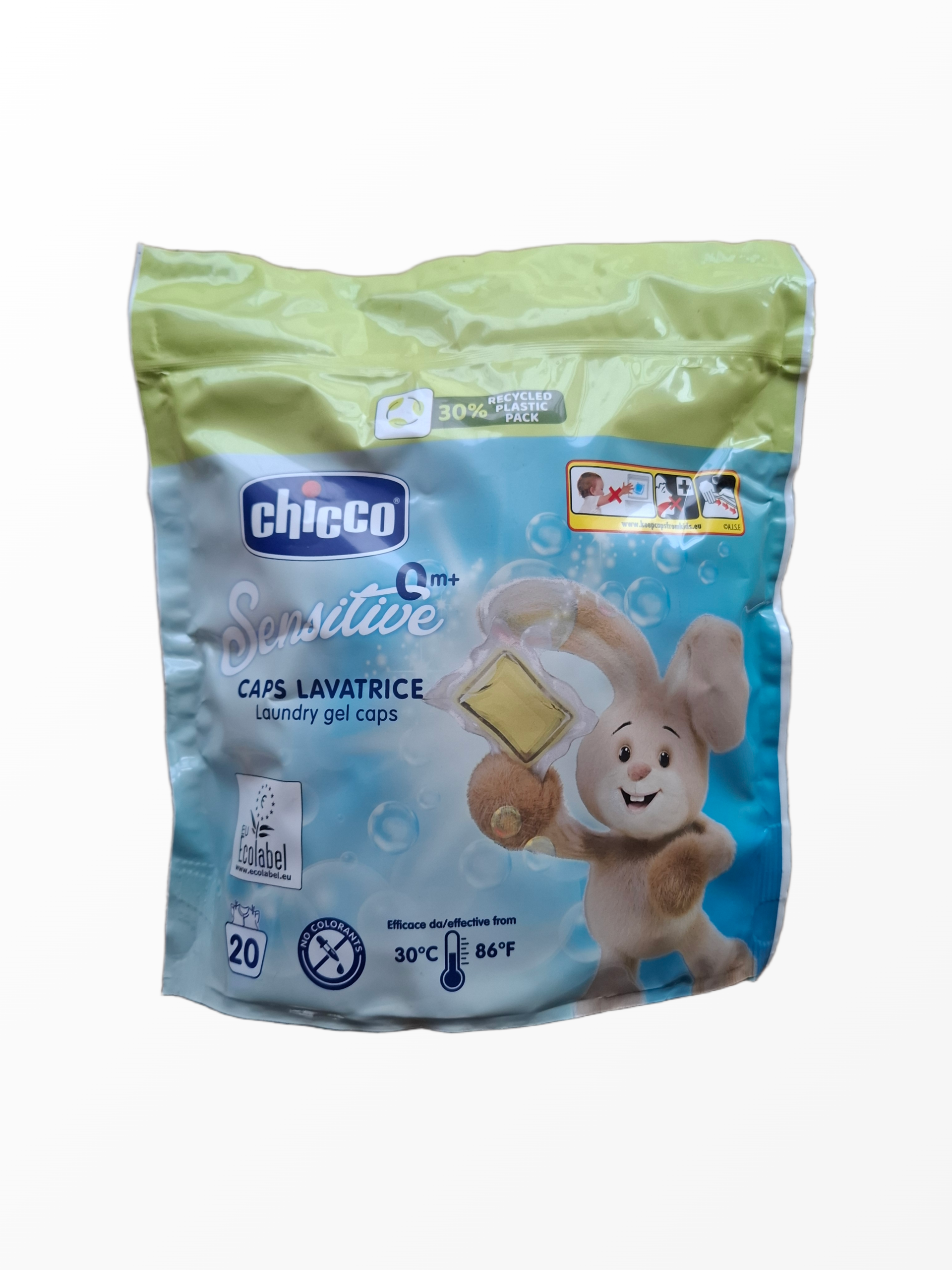 Chicco Sensitive skalbimo kapsulės kūdikiams 20 vnt. pakuotė