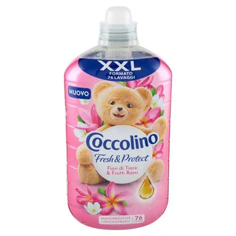 "Coccolino" audinių minkštiklio koncentratas Tiare žiedų ir raudonųjų vaisių kvapo, 1750ml