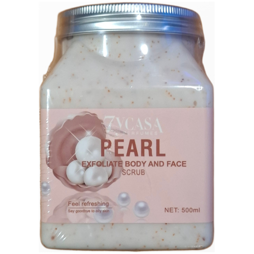 7ycasa-pearl-veido-kuno-sveitiklis-500ml.jpg 7YCASA Perfumes Pearl eksfolijuojantis veido ir kūno šveitiklis su perlų ekstraktu 500 ml talpos pakuotėje