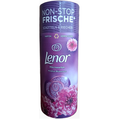 Lenor Unstoppables Amethyst Blutentraum skalbinių granulės violetinėje pakuotėje