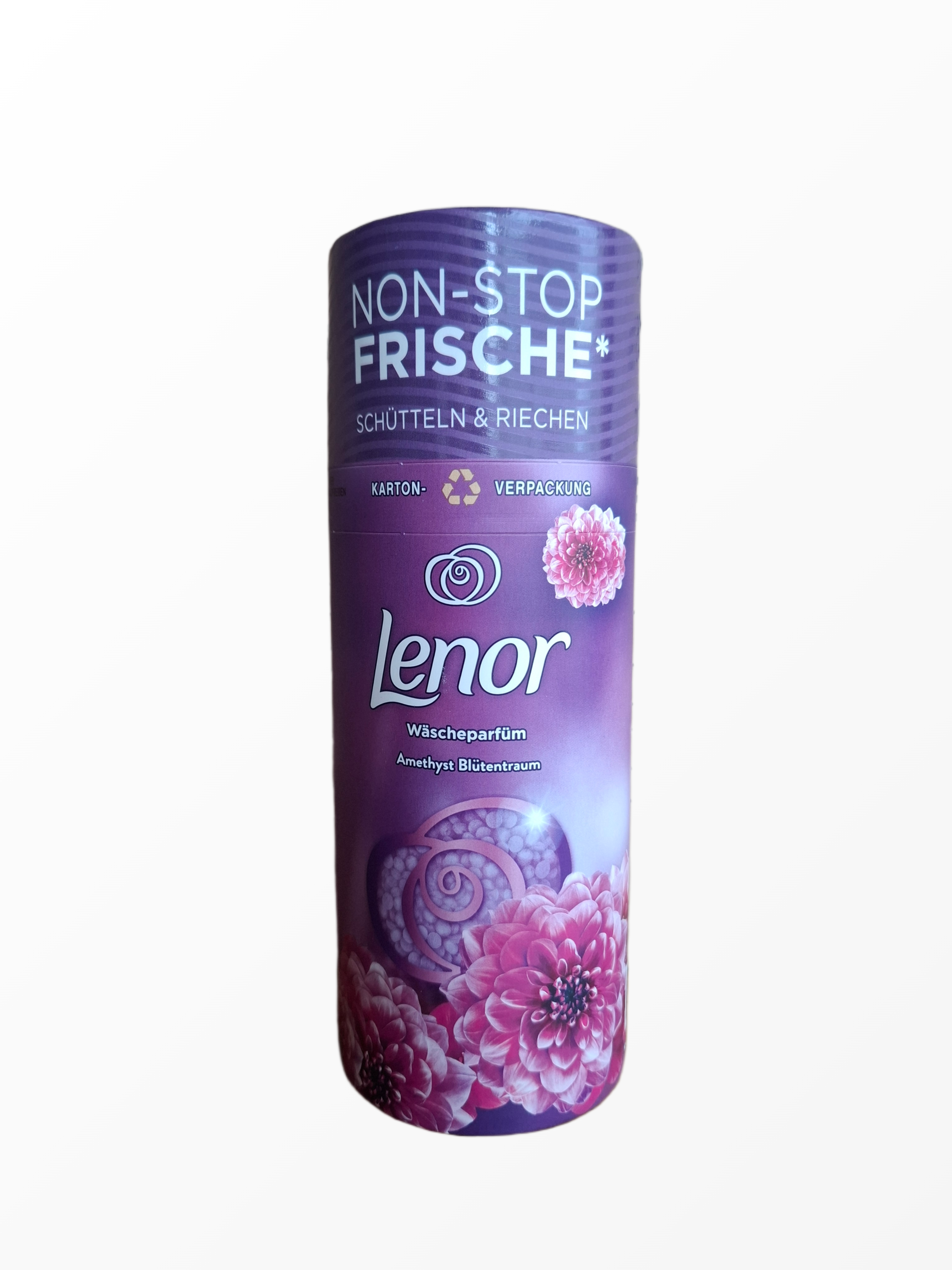 Lenor Unstoppables Amethyst Blutentraum skalbinių granulės violetinėje pakuotėje