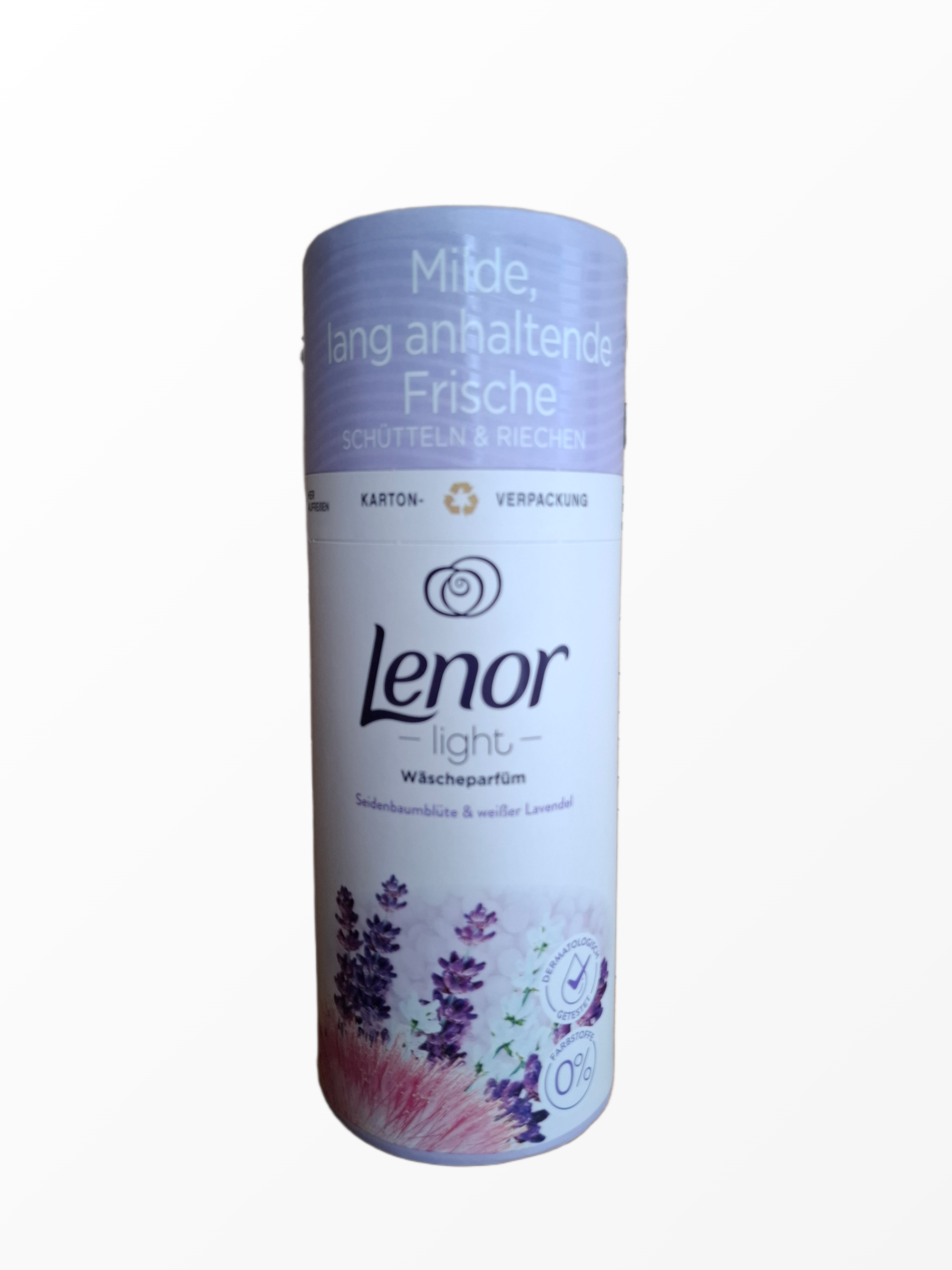 Lenor unstoppables Seidenbaublüte skalbinių kvapo granulės su levandomis ir šilku