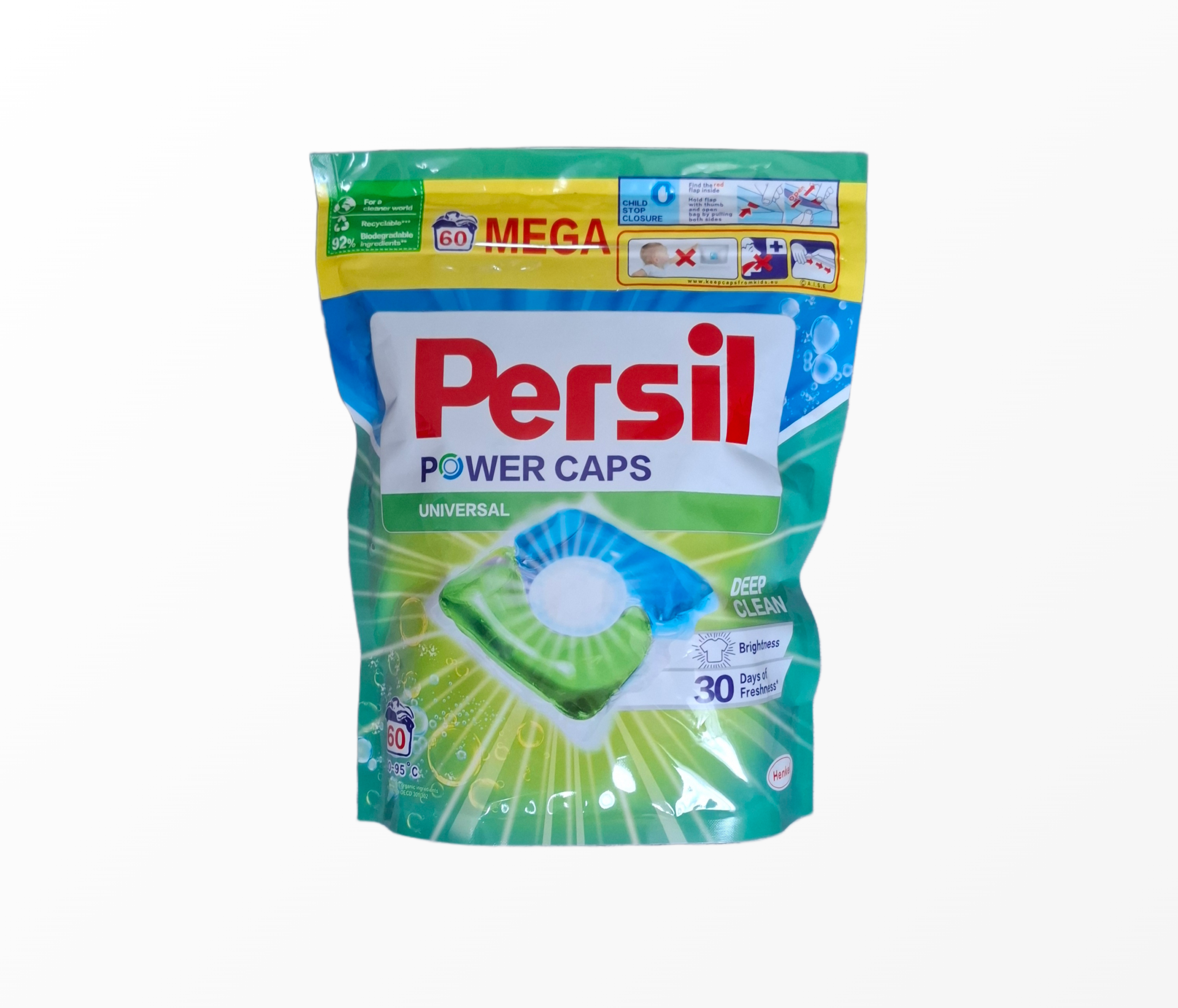 Skalbimo kapsulės Persil Power Caps Universal, 60vnt