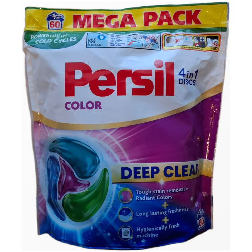 Persil Color 4in1 Discs -skalbimo kapsulės - 60vnt (MEGA PACK)-tik 19,99€