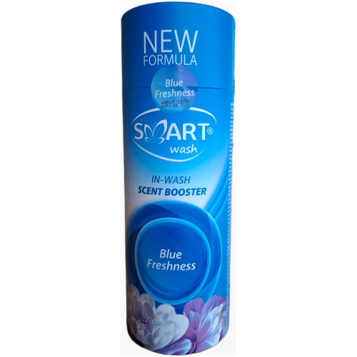 Smart Wash Blue Freshness skalbinių kvapo granulės mėlyna pakuotė