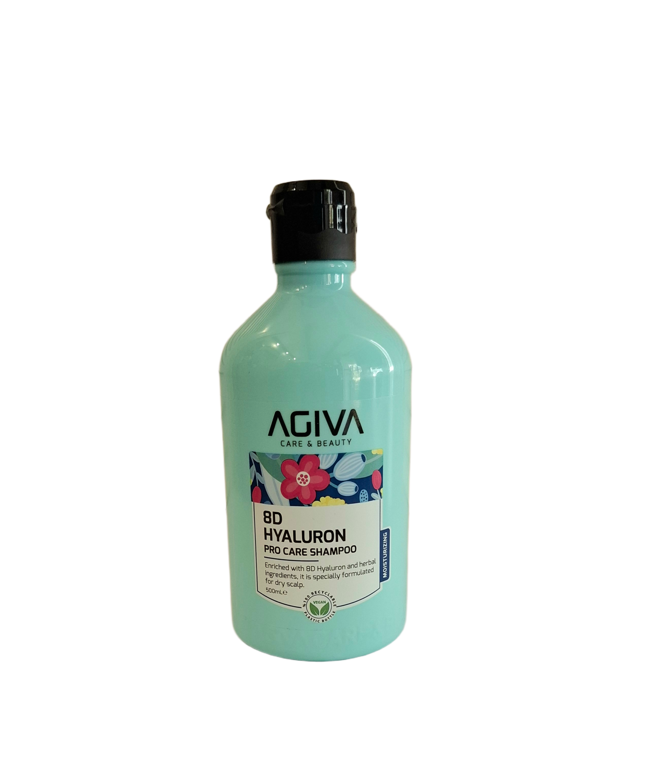 agiva-care-beauty-8d-hyaluron-pro-care-shampoo-500ml.jpg AGIVA care & beauty 8D HYALURON PRO CARE SHAMPOO plaukų šampūnas 500 ml
