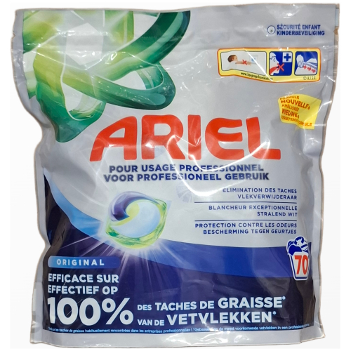 Ariel Professional All-in-1 Pods skalbimo kapsulės 70 skalbimų pakuotė