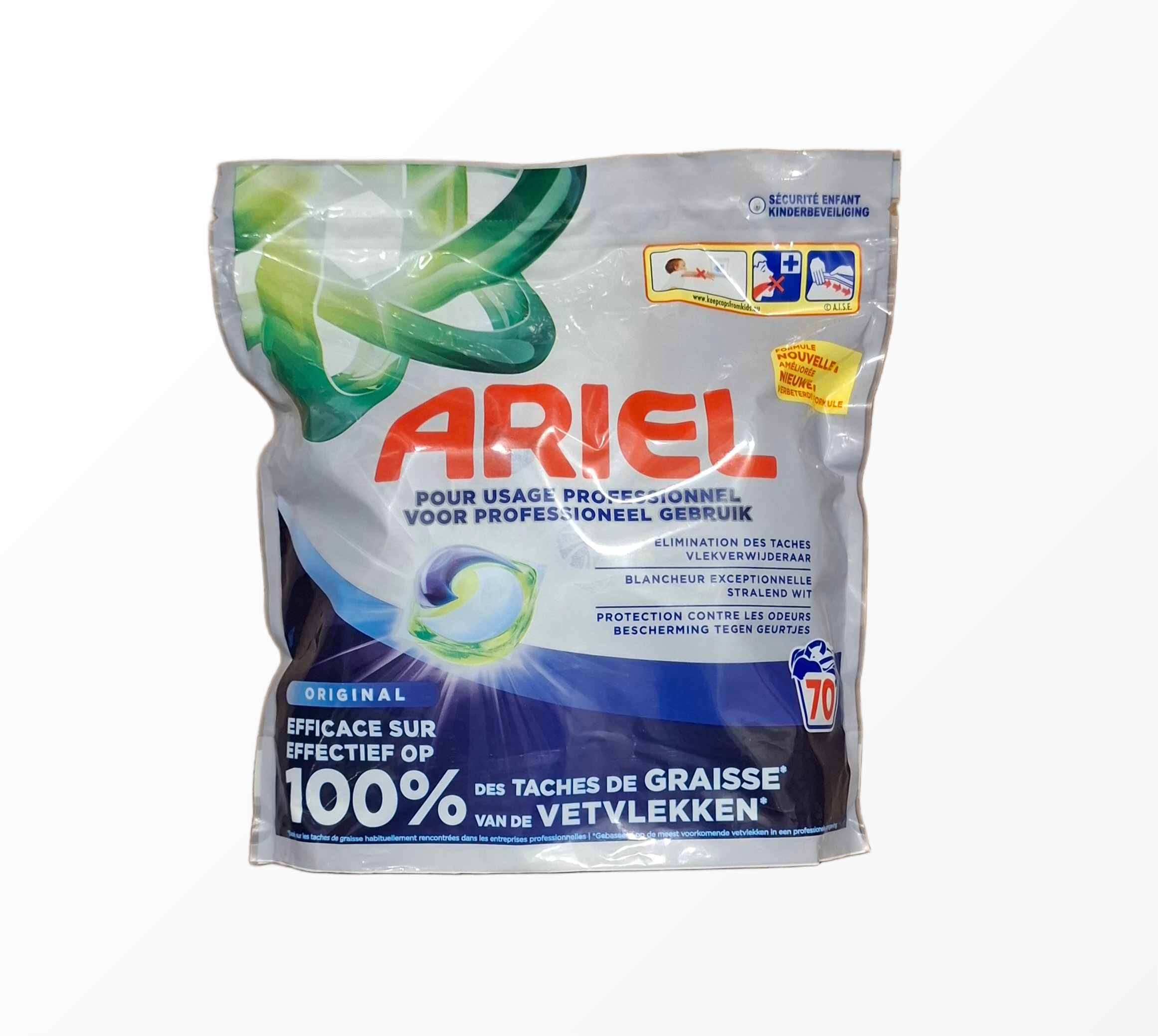 Ariel Professional All-in-1 Pods skalbimo kapsulės 70 skalbimų pakuotė