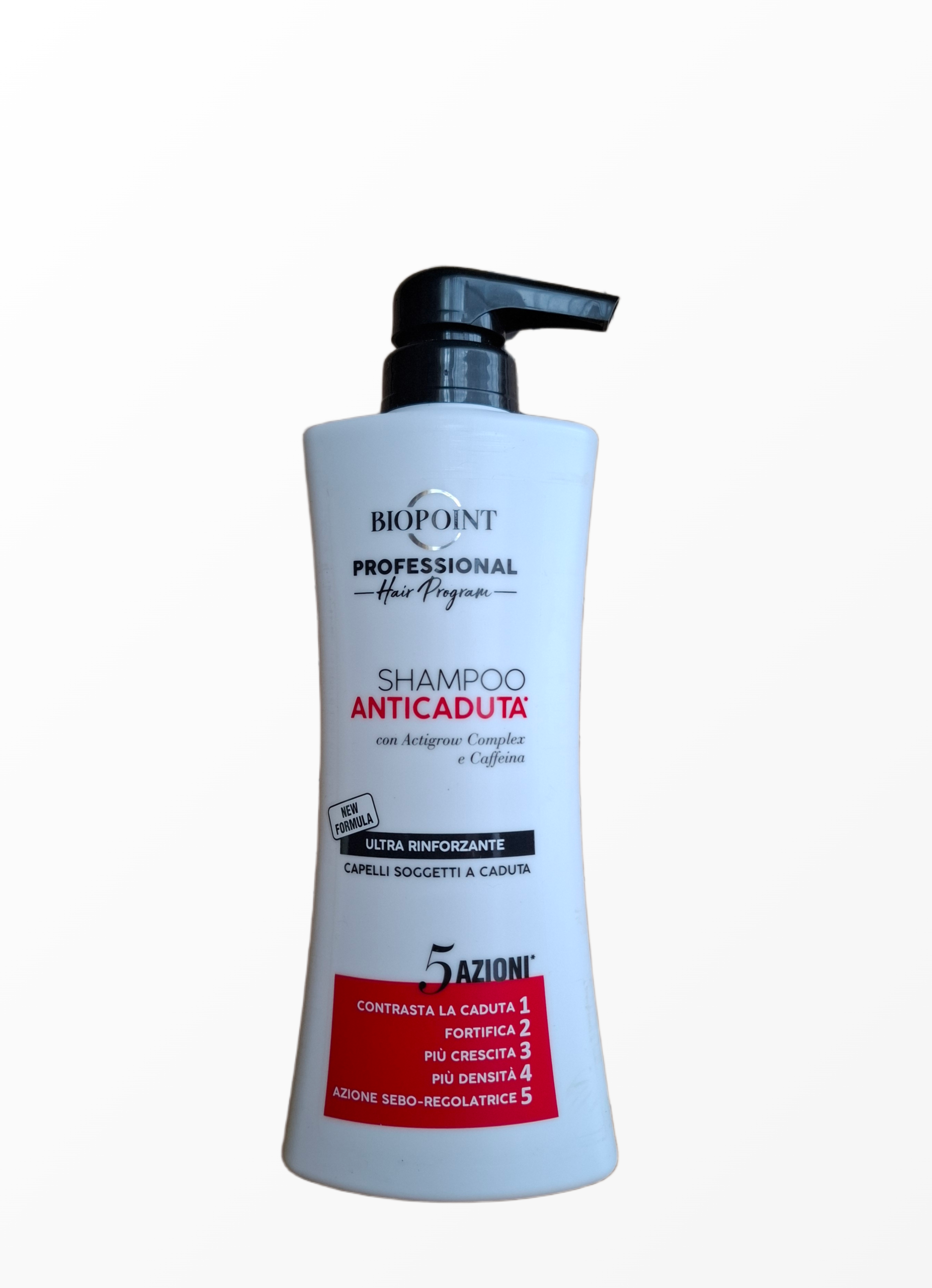 BIOPOINT Professional Anticaduta šampūnas nuo plaukų slinkimo su kofeinu ir Actigrow kompleksu