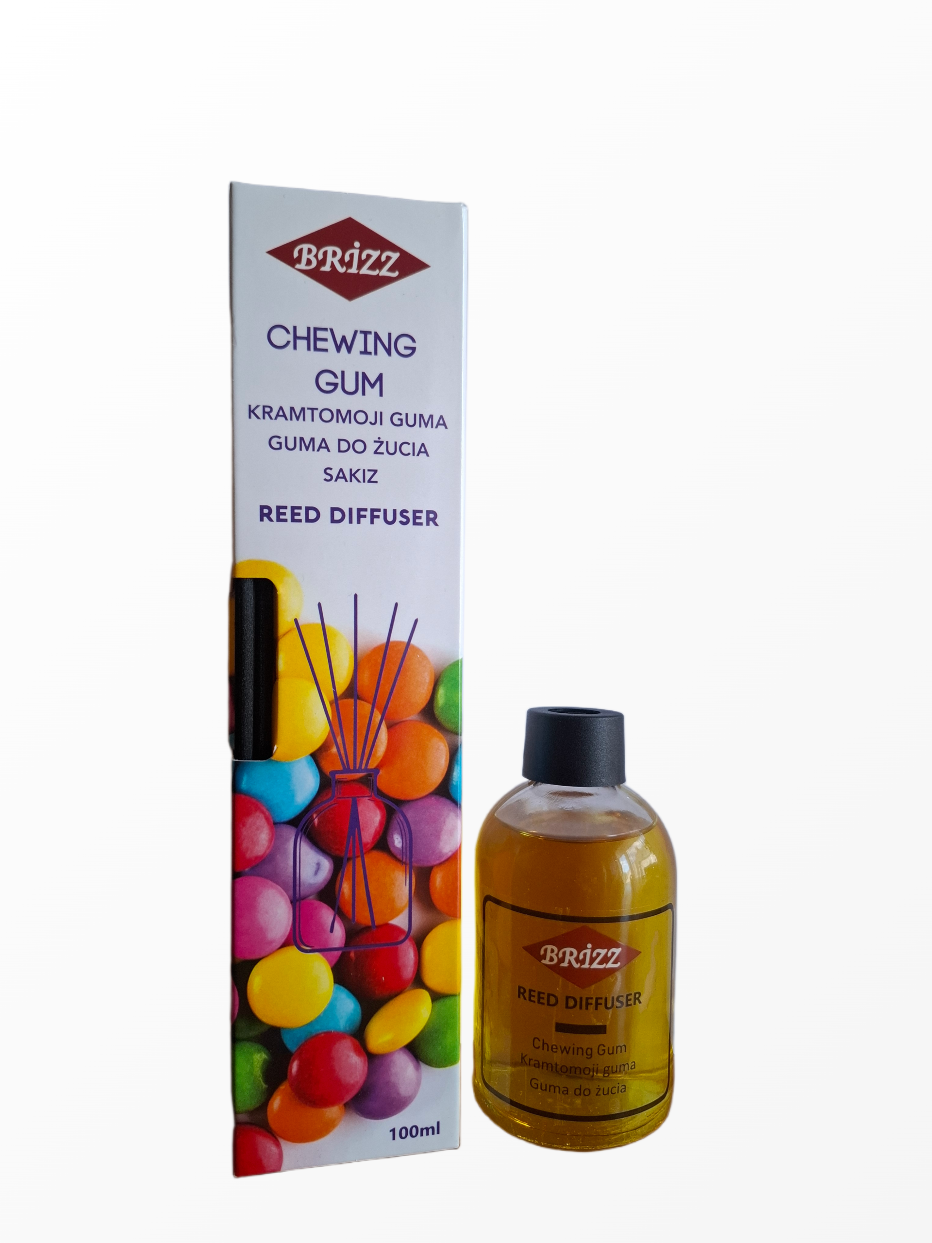 brizz-chewing-gum-namu-kvapas-su-lazdelemis-100ml.jpg namų kvapai, namų kvapas su lazdelėmis, Brizz kvapai, kramtomosios gumos kvapas, saldus namų kvapas, namų aromatizavimas, brizz chewing gum, kvapų difuzoriai