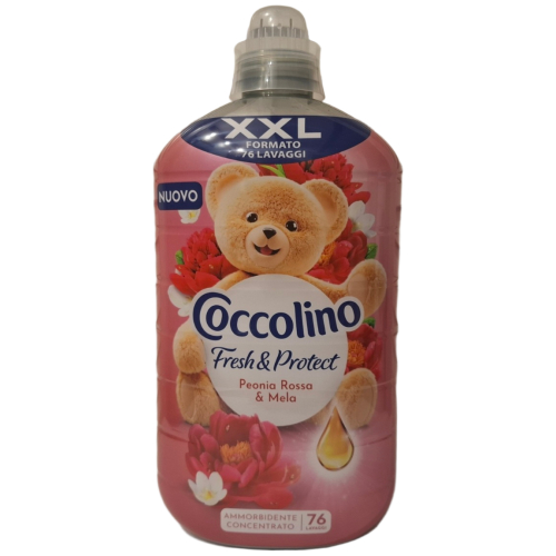 Skalbinių minkštiklis Coccolino Peonia Rossa & Mela (76 skalbimai)