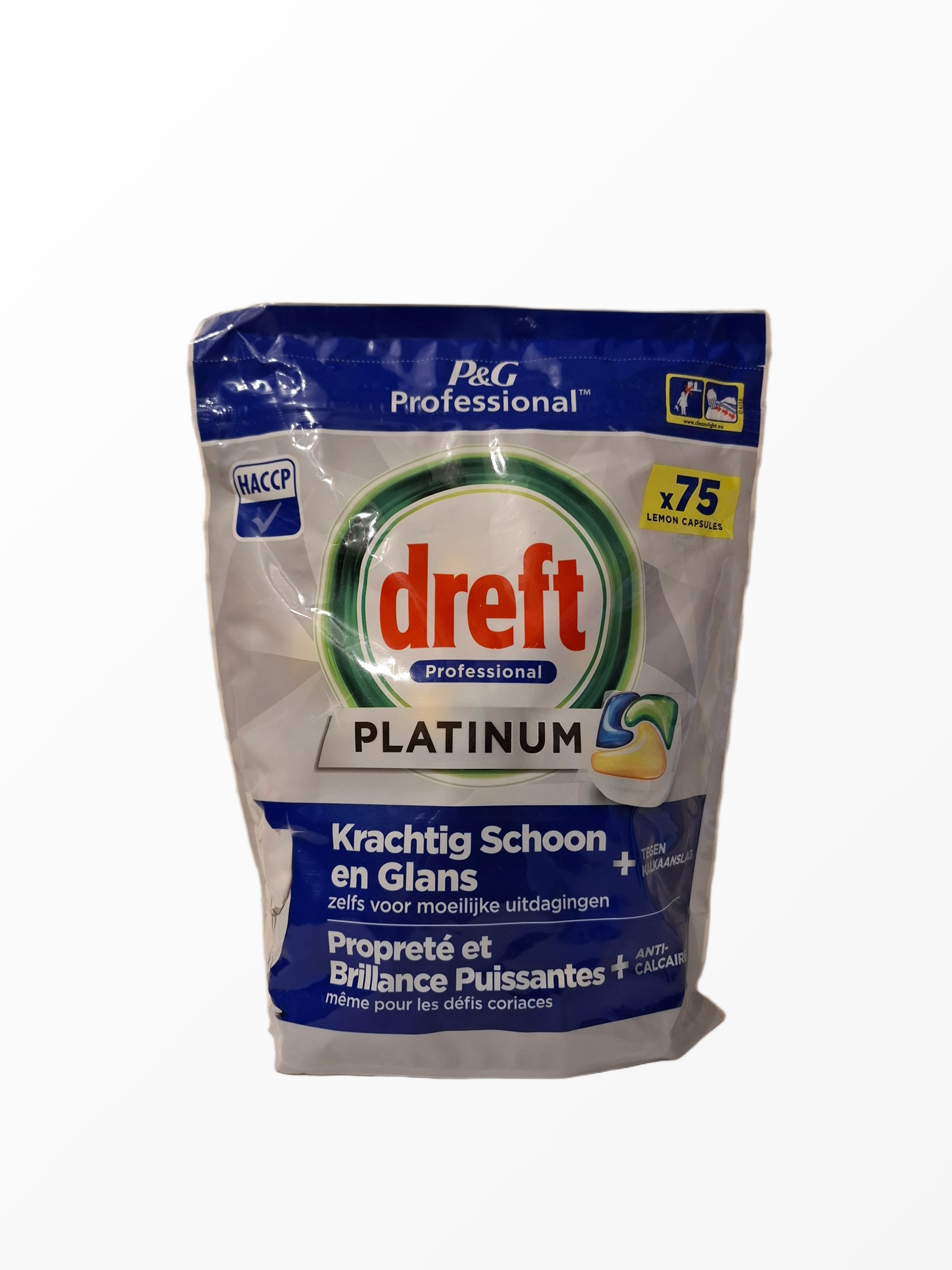 " Dreft Professional Platinum Lemon" indaplovių kapsulės 75vnt