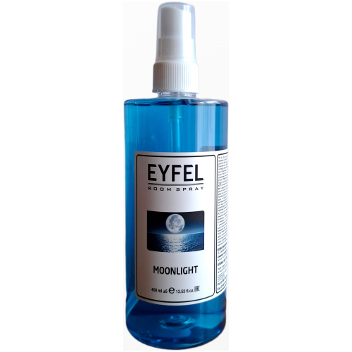 Mėlynos spalvos Eyfel Room Spray Moonlight purškiamas namų kvapas 400 ml buteliuke