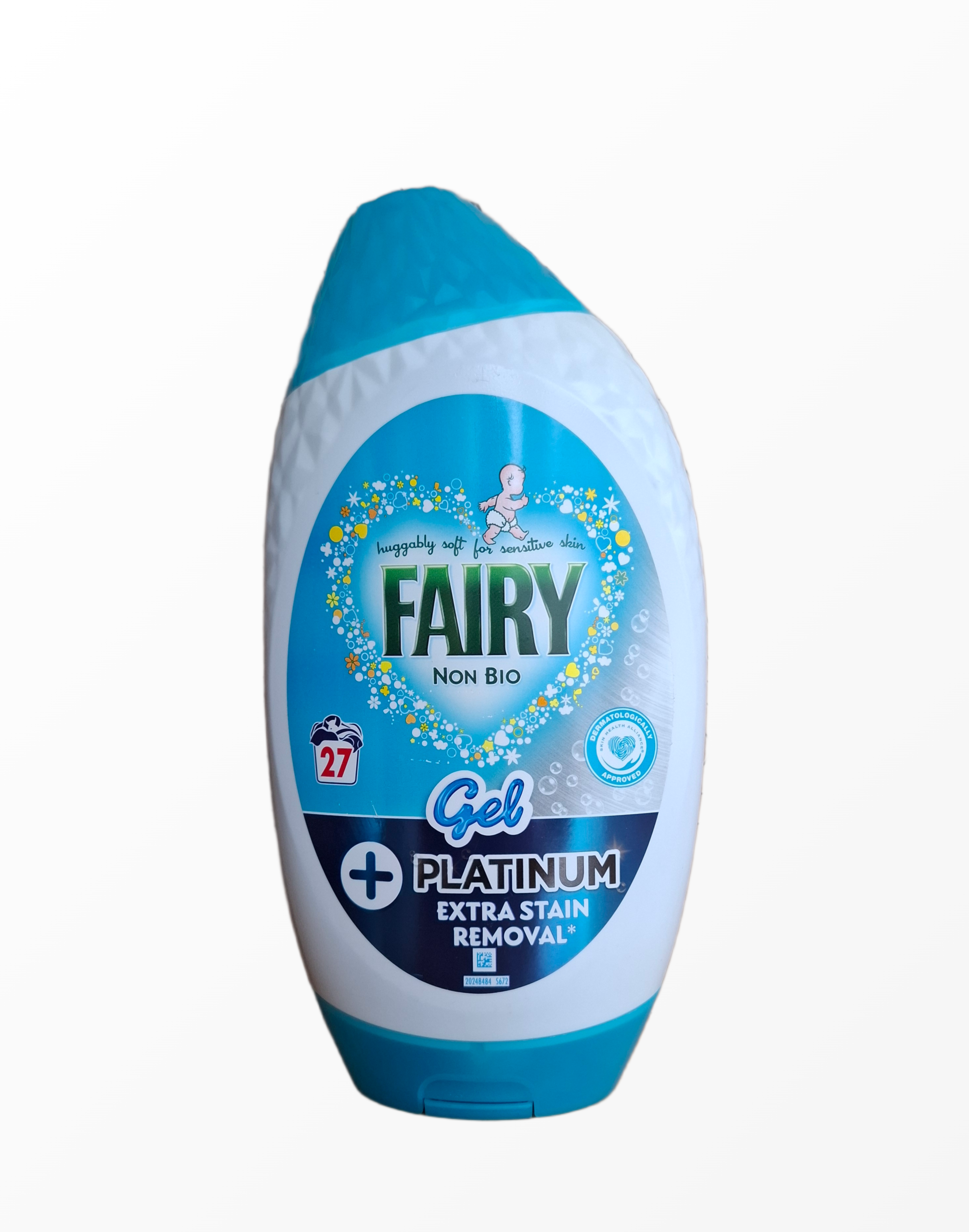 Fairy Platinum Non-Bio Extra Stain Removal skystas skalbimo gelis 27 skalbimai