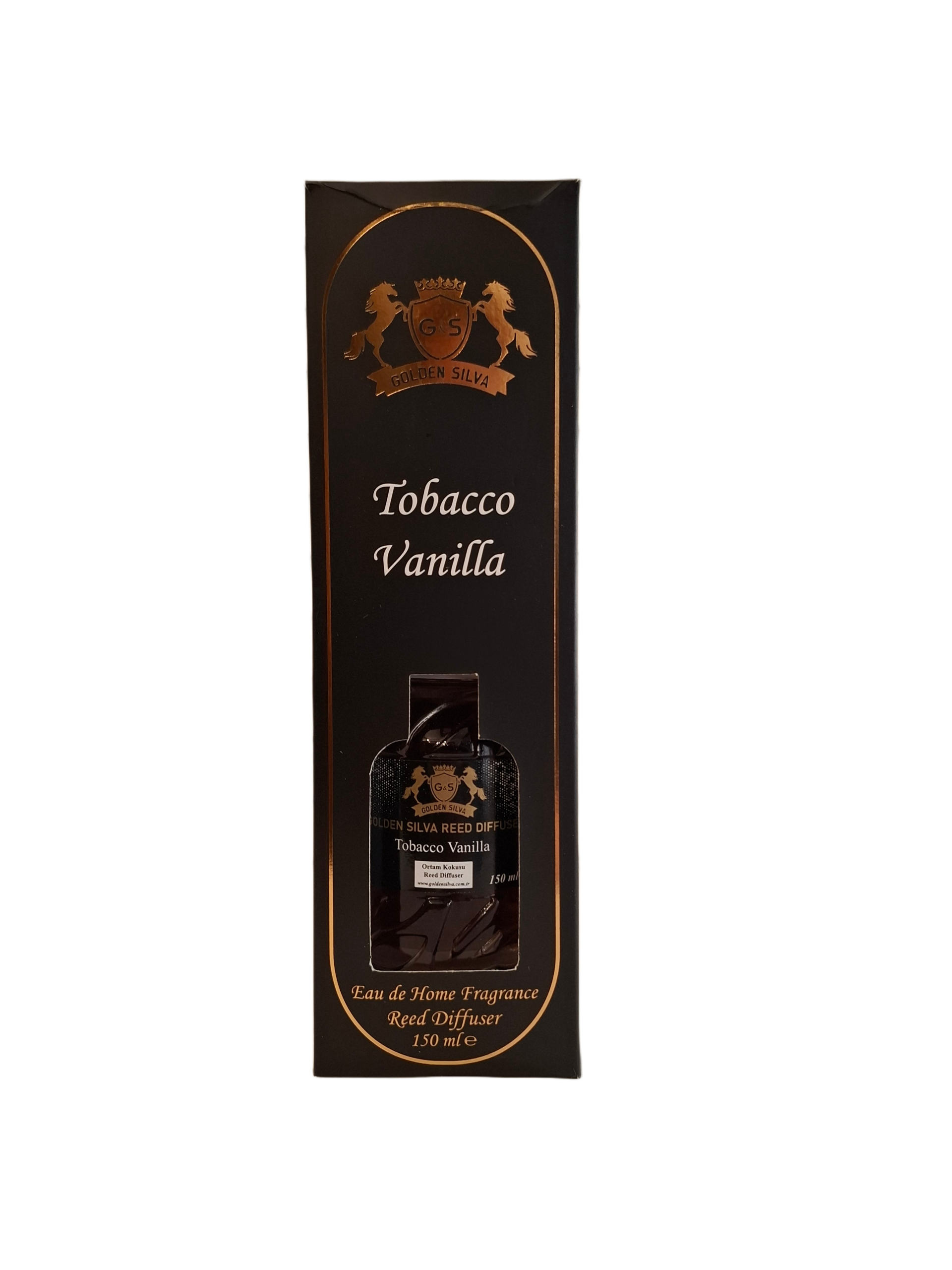 golden-silva-tobacco-vanille-namu-kvapas-150ml.jpg Golden Silva Tobacco Vanille namų kvapas su lazdelėmis 150ml pakuotė