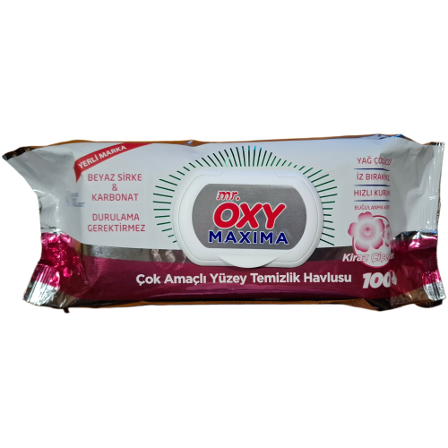 mr-oxy-maxima-universalios-valymo-serveteles-100vnt.jpg Mr. Oxy Maxima universalios drėgnos valymo servetėlės su actu ir soda 100 vnt