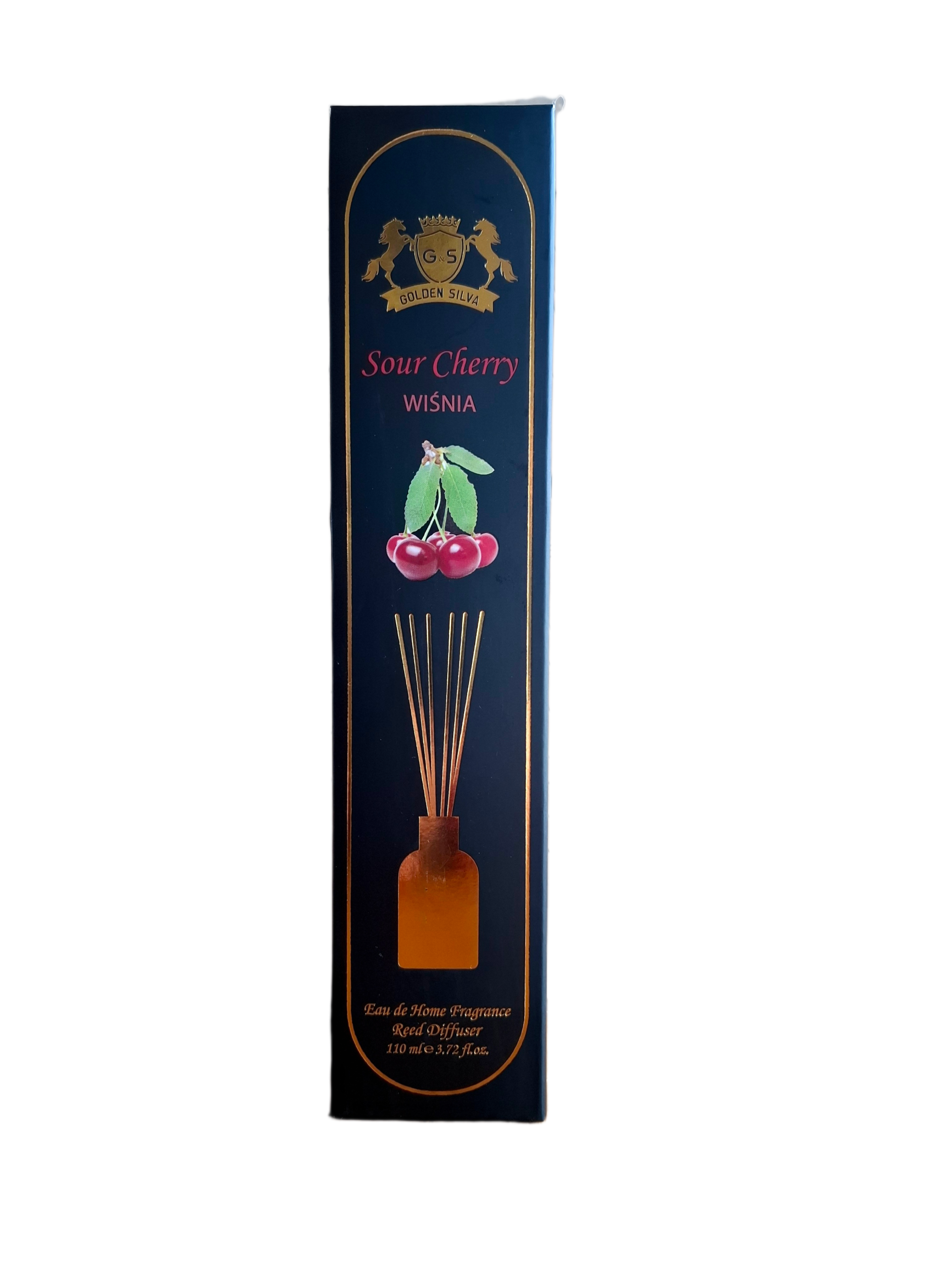 namu-kvapas-golden-silva-cherry-vysnia-110ml.jpg Saldus vyšnių aromato namų kvapas Golden Silva Cherry su lazdelėmis