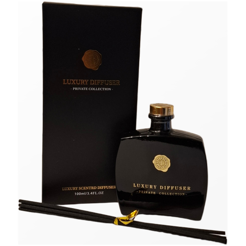 namu-kvapas-luxury-diffuser-libre-100ml Namų kvapas su lazdelėmis Luxury Diffuser Private Collection Libre 100ml pakuotė