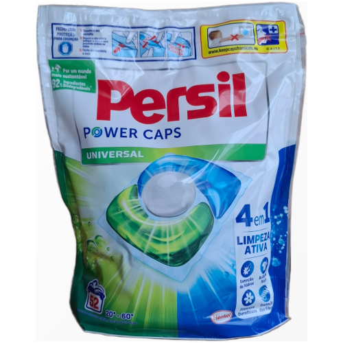 Persil Power Caps Universal 4 in 1 skalbimo kapsulių 52 vnt pakuotė