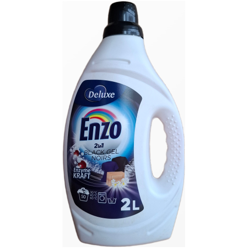 Deluxe Enzo 2in1 Black skalbimo gelis tamsiems drabužiams 2L pakuotė