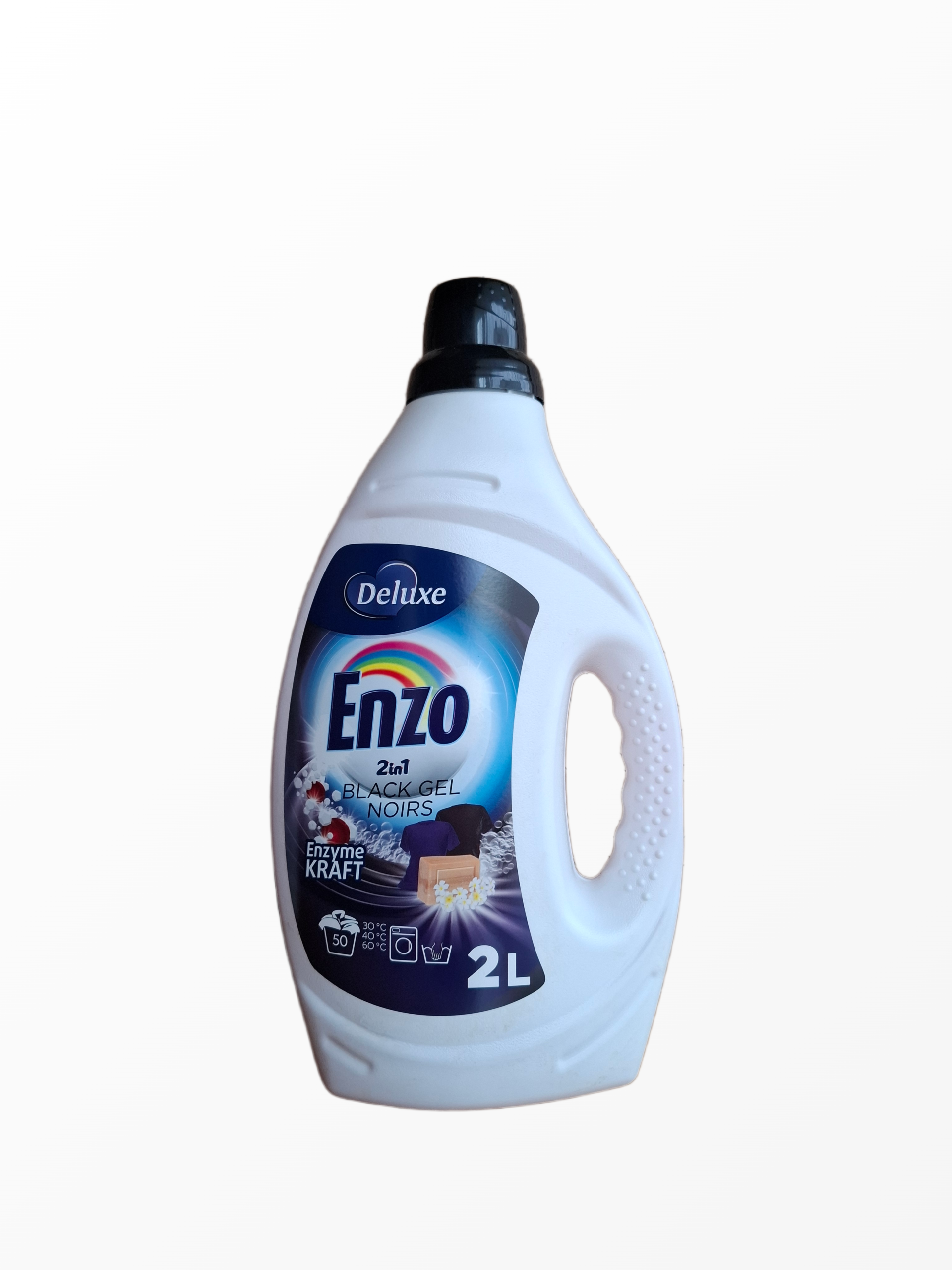 Deluxe Enzo 2in1 Black skalbimo gelis tamsiems drabužiams 2L pakuotė