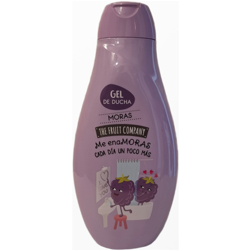 Violetinis The Fruit Company Blackberry gervuogių aromato dušo gelis 600 ml talpos