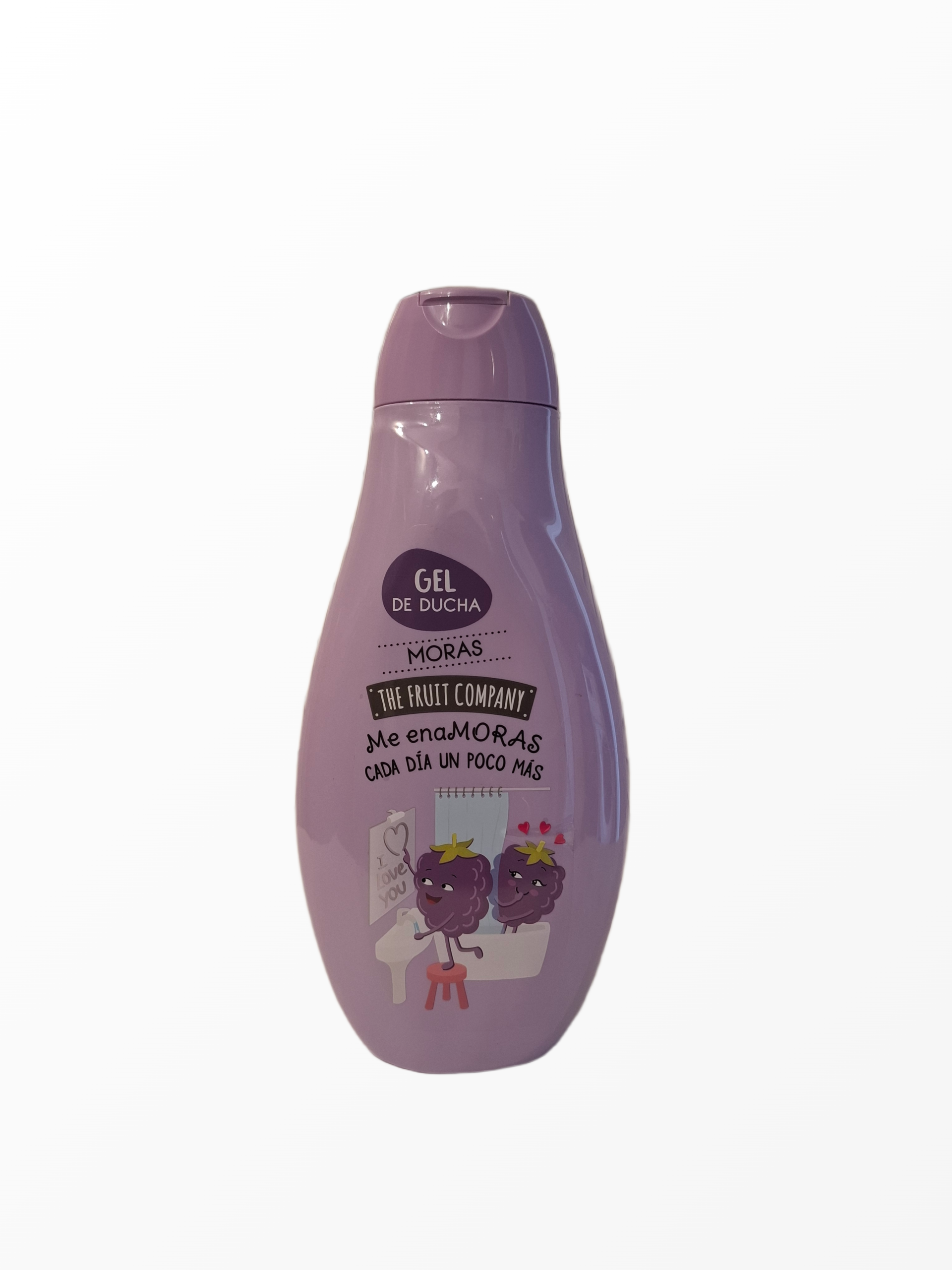 Violetinis The Fruit Company Blackberry gervuogių aromato dušo gelis 600 ml talpos
