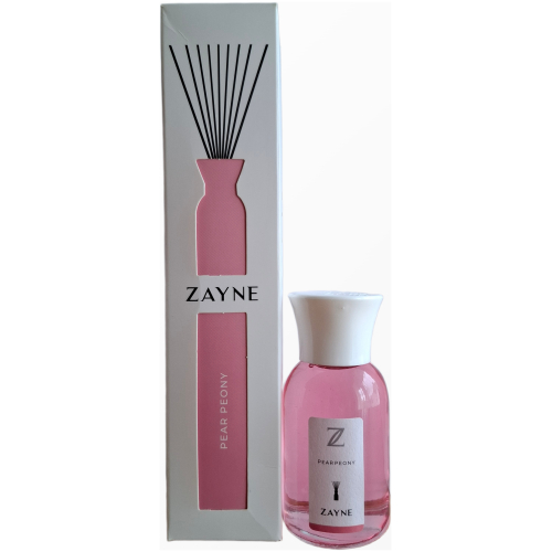 zayne-pear-peony-namu-kvapas-lazdelemis-110ml.jpg Zayne Pear Peony namų kvapas su lazdelėmis prabangioje pakuotėje