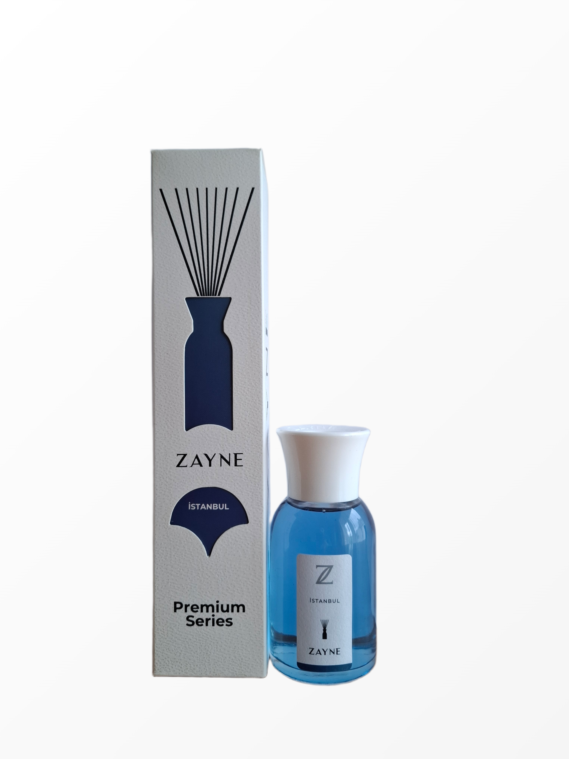 ZAYNE Premium Series Istanbul namų kvapas su lazdelėmis, 110 ml mėlynas buteliukas