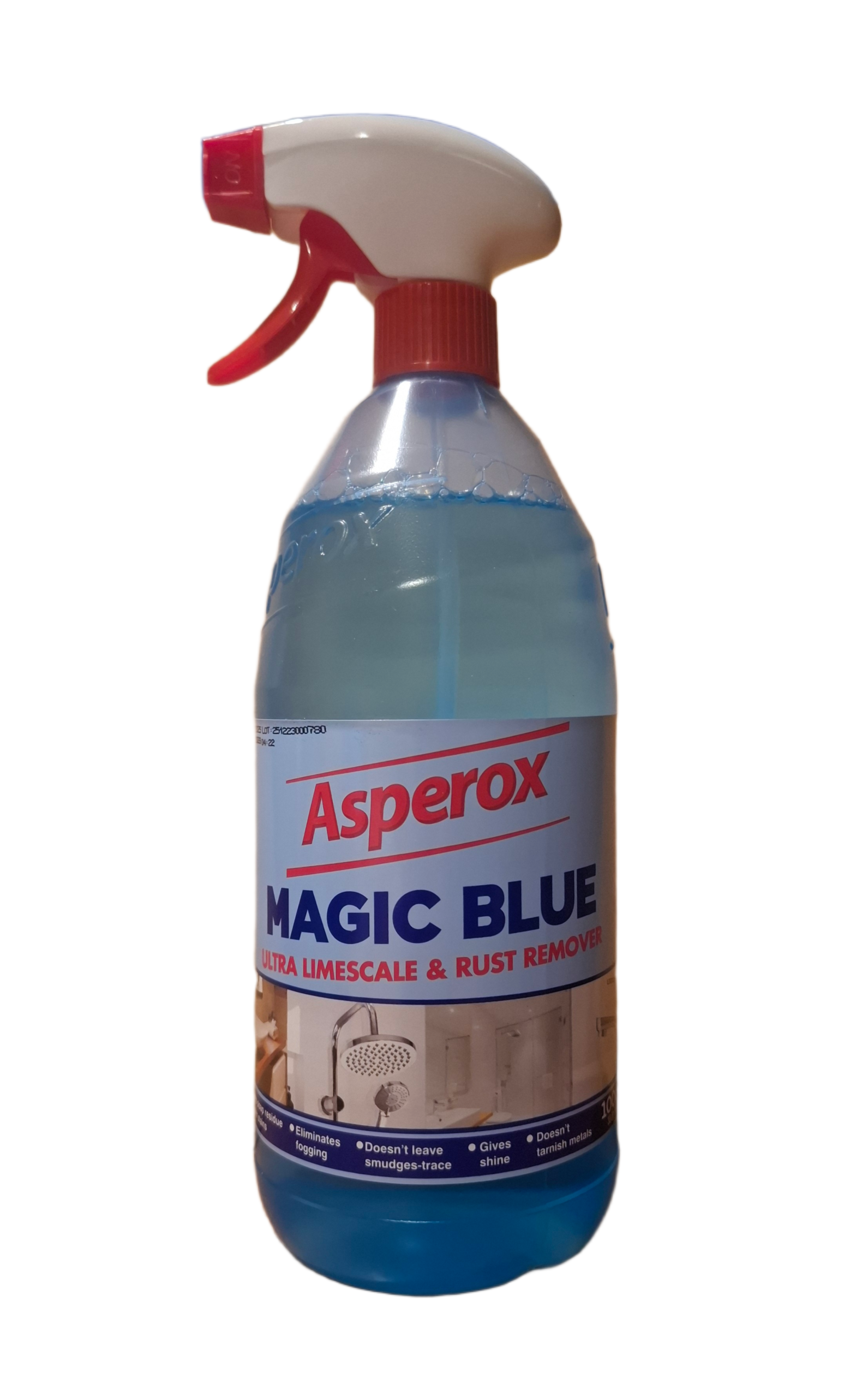 asperox-magic-blue-kalkiu-ir-rudziu-valiklis-1l.jpg Kalkių ir rūdžių valiklis Asperox Magic Blue Ultra Limescale and Rust Remover 1 L buteliukas su mėlynu skysčiu