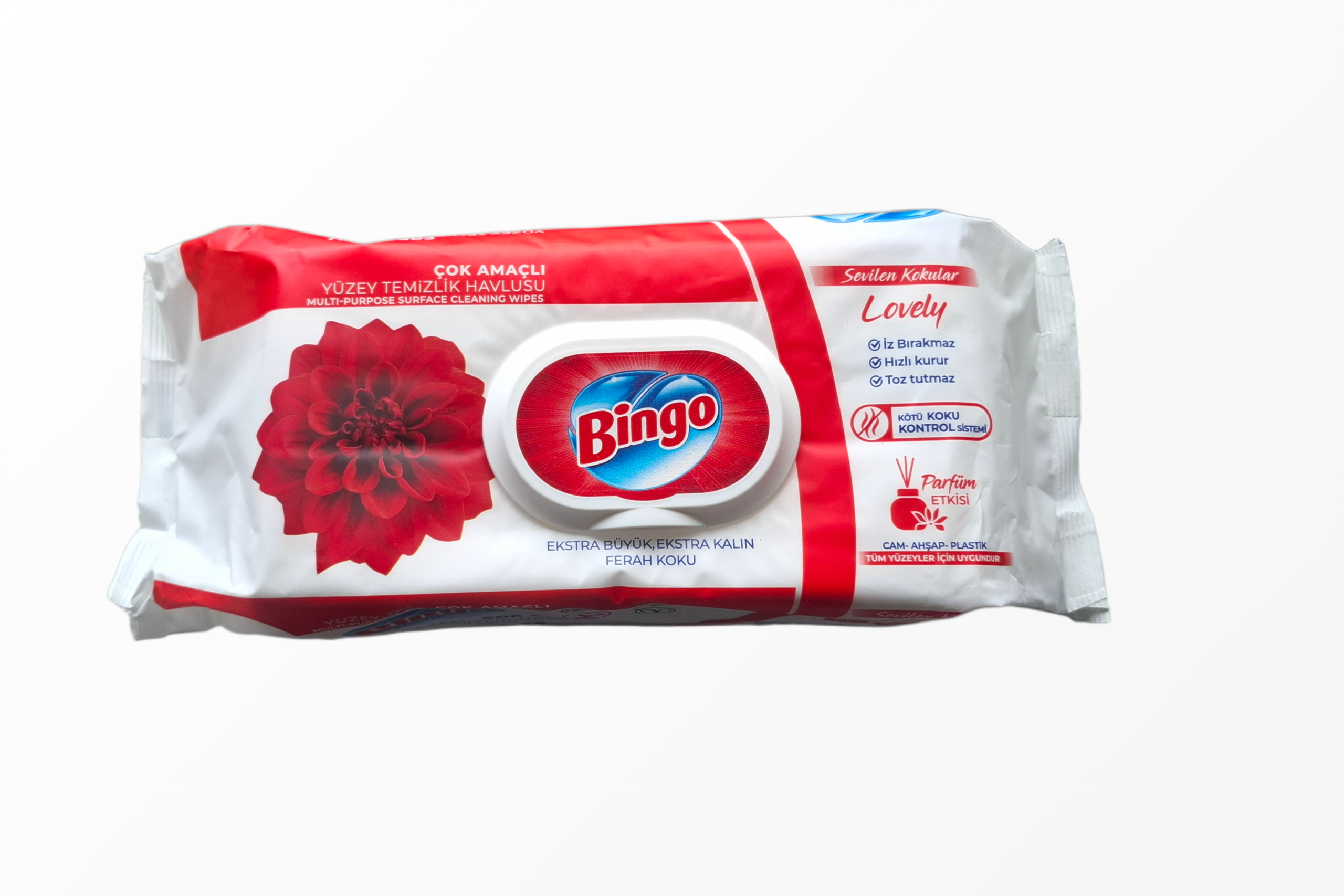 bingo-clean-lovely-universalios-valymo-serveteles-96 Universalios dregnos pavirsiu valymo serveteles Bingo Clean Lovely 96 vnt pakuote