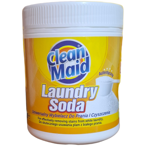 Clean Maid Laundry Soda skalbinių soda ir universalus dėmių valiklis 500g pakuotėje