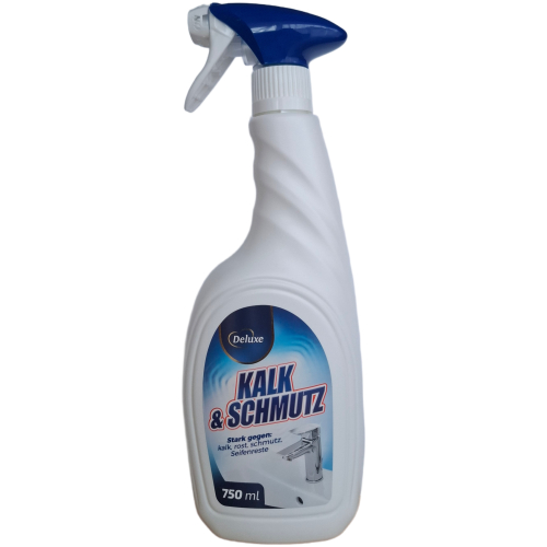 Deluxe Kalk & Schmutz vokiškas vonios valiklis nuo kalkių ir rūdžių 750 ml su purkštuvu