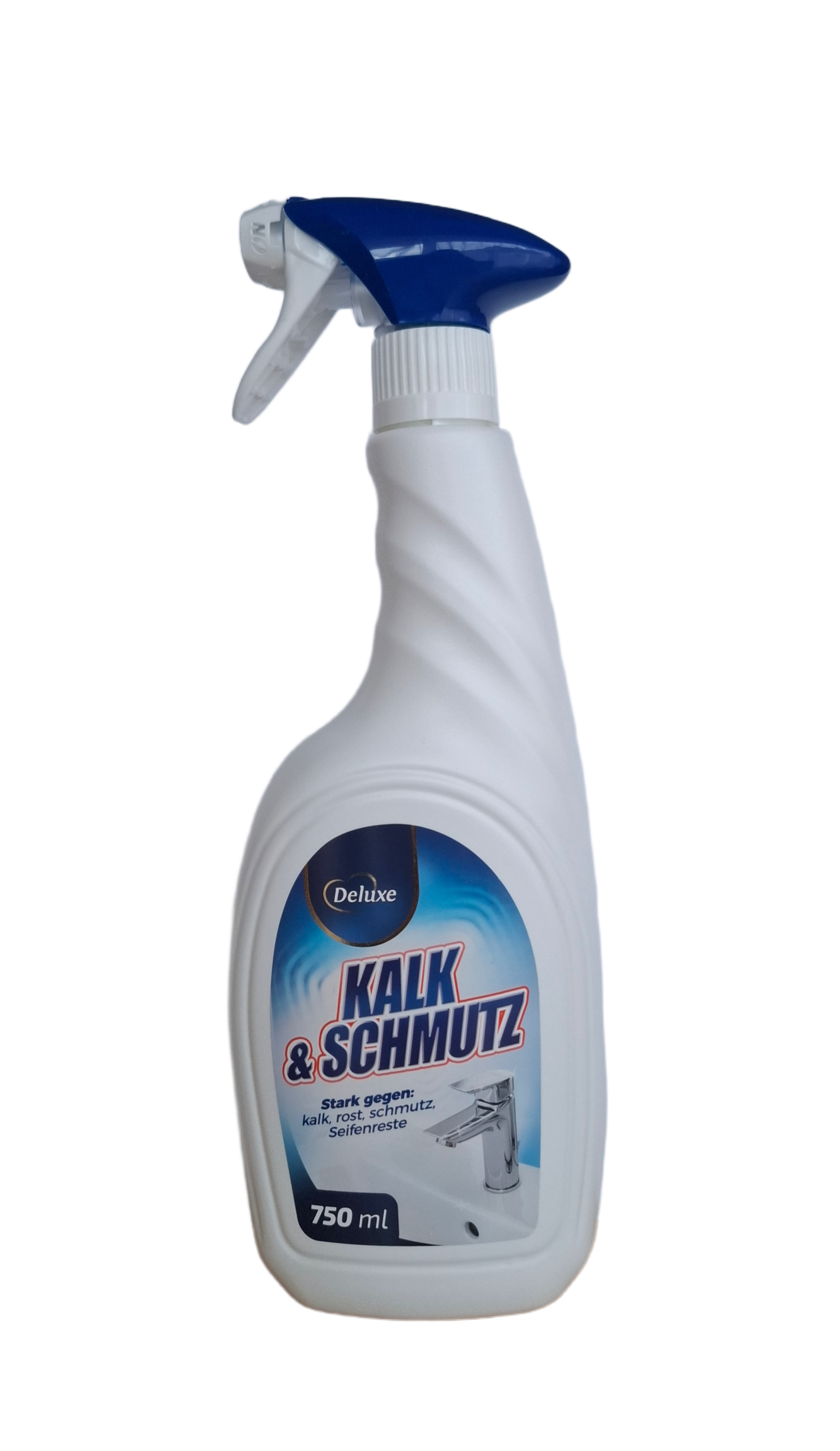deluxe-kalk-schmutz-vonios-valiklis-750ml.jpg Deluxe Kalk & Schmutz vokiškas vonios valiklis nuo kalkių ir rūdžių 750 ml su purkštuvu