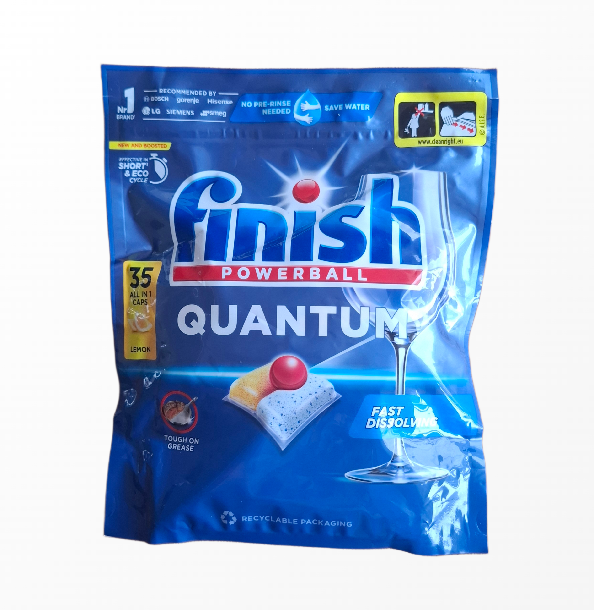 finish-powerball-quantum-all-in-1-lemon-35-vnt.jpg Indaplovių kapsulės Finish Powerball Quantum All in 1 Lemon, 35 vnt. pakuotė