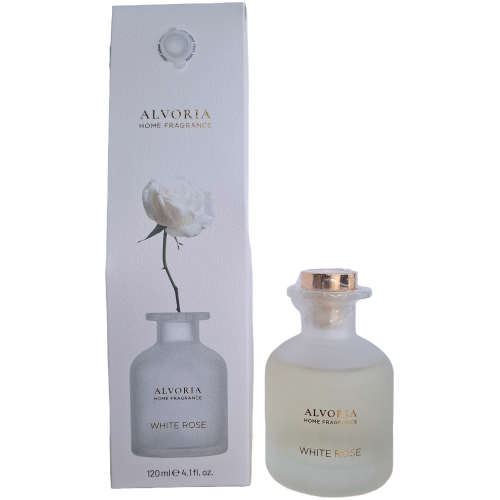 Namų kvapas Alvoria White Rose su lazdelėmis