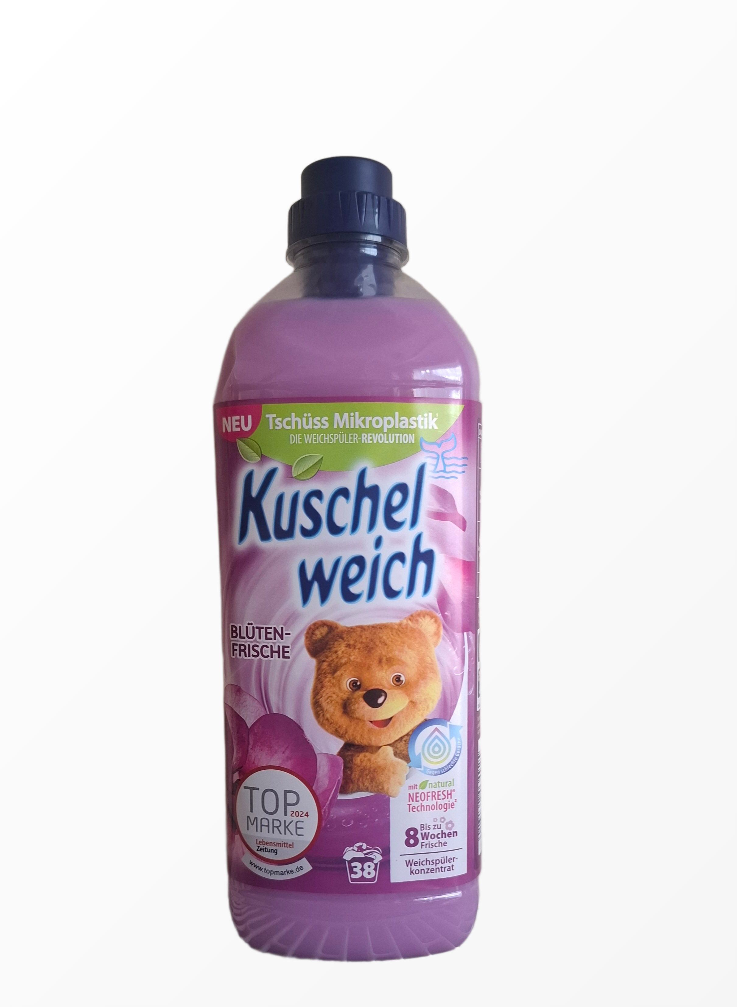 audiniu-minkstiklis-kuschelweich-blutenfrische-1l.jpg Kuschelweich Blutenfrische gėlių gaivos koncentruotas audinių minkštiklis 1 l pakuotė