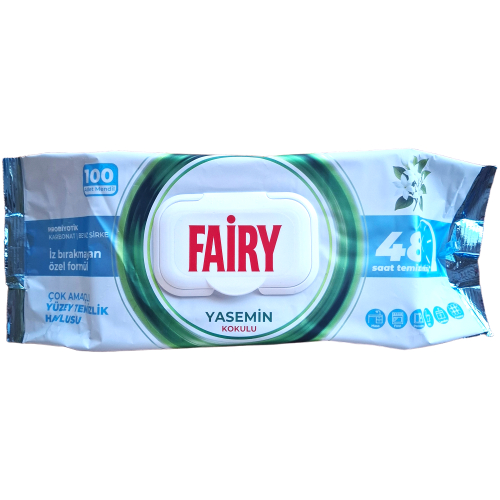 Dregnos pavirsiu valymo serveteles Fairy Yasemin jazminu kvapo 100 vnt pakuote