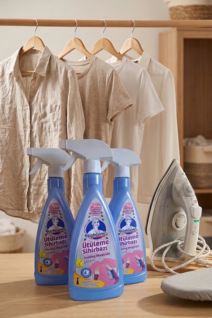 savaime lyginantis purškiklis drabužiams HighGenic Ironing Magician