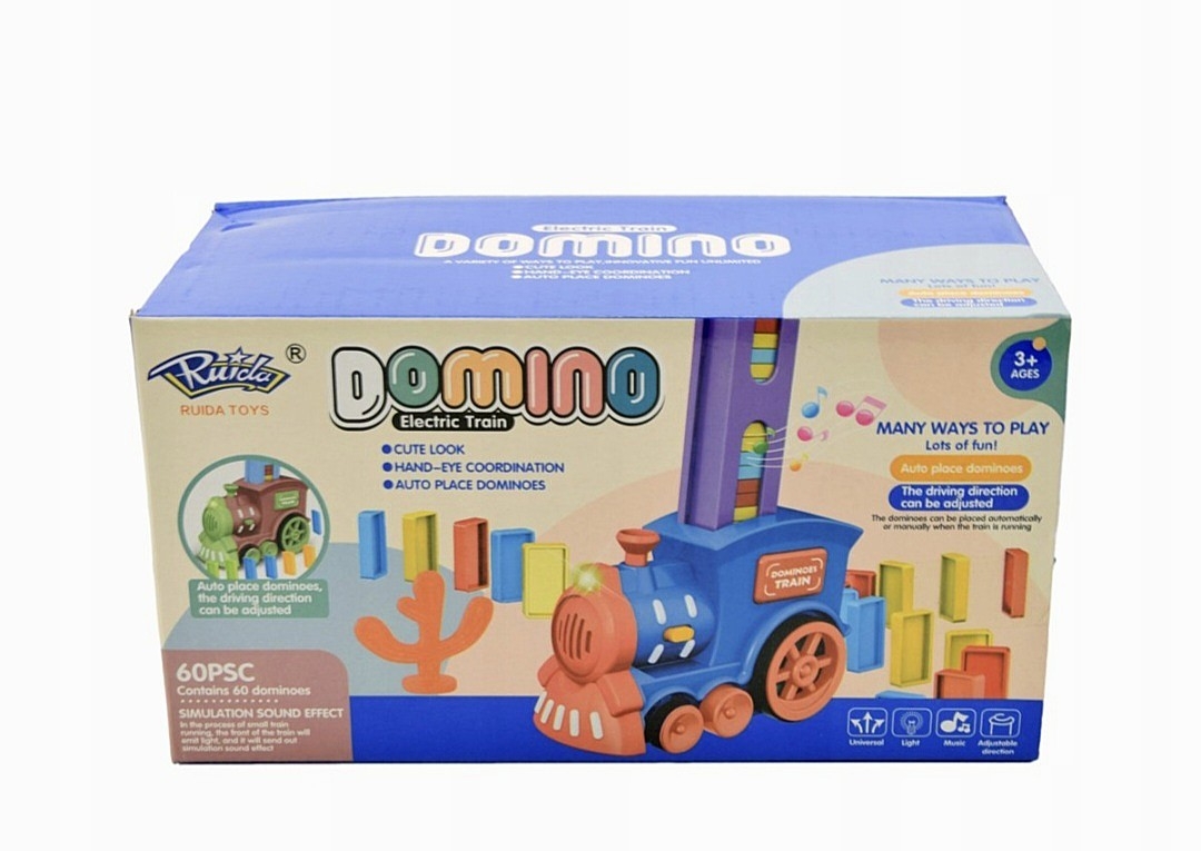 interaktyvus-elektrinis-domino-traukinukas-rinkinys.jpg Interaktyvaus elektrinio domino traukinuko su 60 vienetų spalvingų kaladėlių ir kaktuso komplektacija