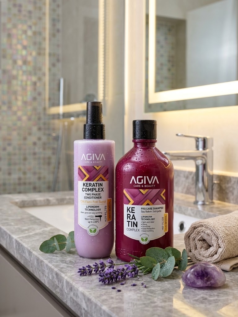 agiva-keratin-complex-plauku-prieziuros-rinkinys-atsiliepimai-naudojimas.jpg AGIVA plaukų priežiūros rinkinys Keratin Complex (Šampūnas 500 ml + Dvifazis kondicionierius 400 ml)