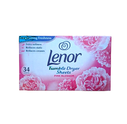 lenor-pink-blossom-serveteles-dziovyklei-34vnt.jpg Lenor Pink Blossom 34 vnt kvapnios ir antistatines serveteles bugninei drabuziu dziovyklei